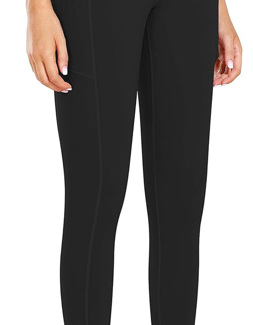 Load image into Gallery viewer, High Waist Yoga Pants, Pocket Yoga Pants Tummy Control Workout Running 4 Way Stretch Yoga Leggings
