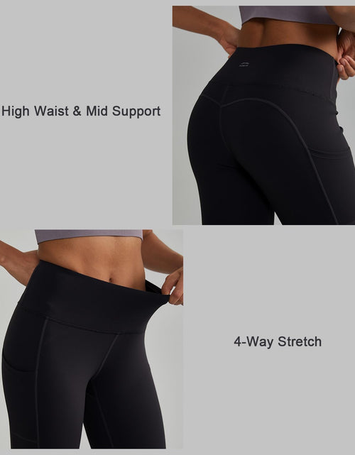 Load image into Gallery viewer, Anti-Nail Leggings for Women, Non-See-Through Yoga Pants with Phone Pockets, Tummy Control Full-Length/Capri Tights
