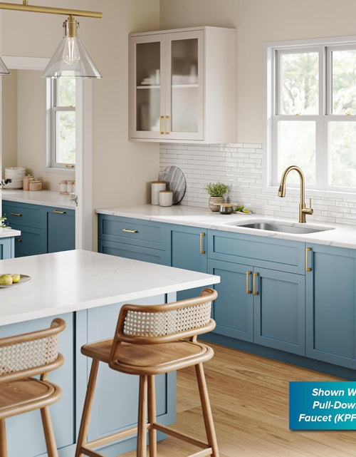 Load image into Gallery viewer, KBU22 32 Inch Undermount 50/50 Double Bowl 16 Gauge Stainless Steel Kitchen Sink
