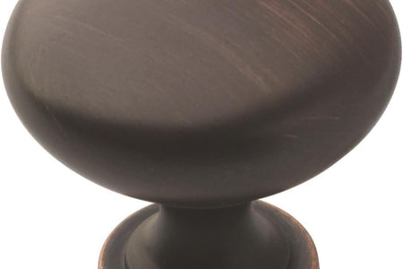 | Cabinet Knob | Oil Rubbed Bronze | 1-1/4 Inch (32 Mm) Diameter | Edona | 1 Pack | Drawer Knob | Cabinet Hardware