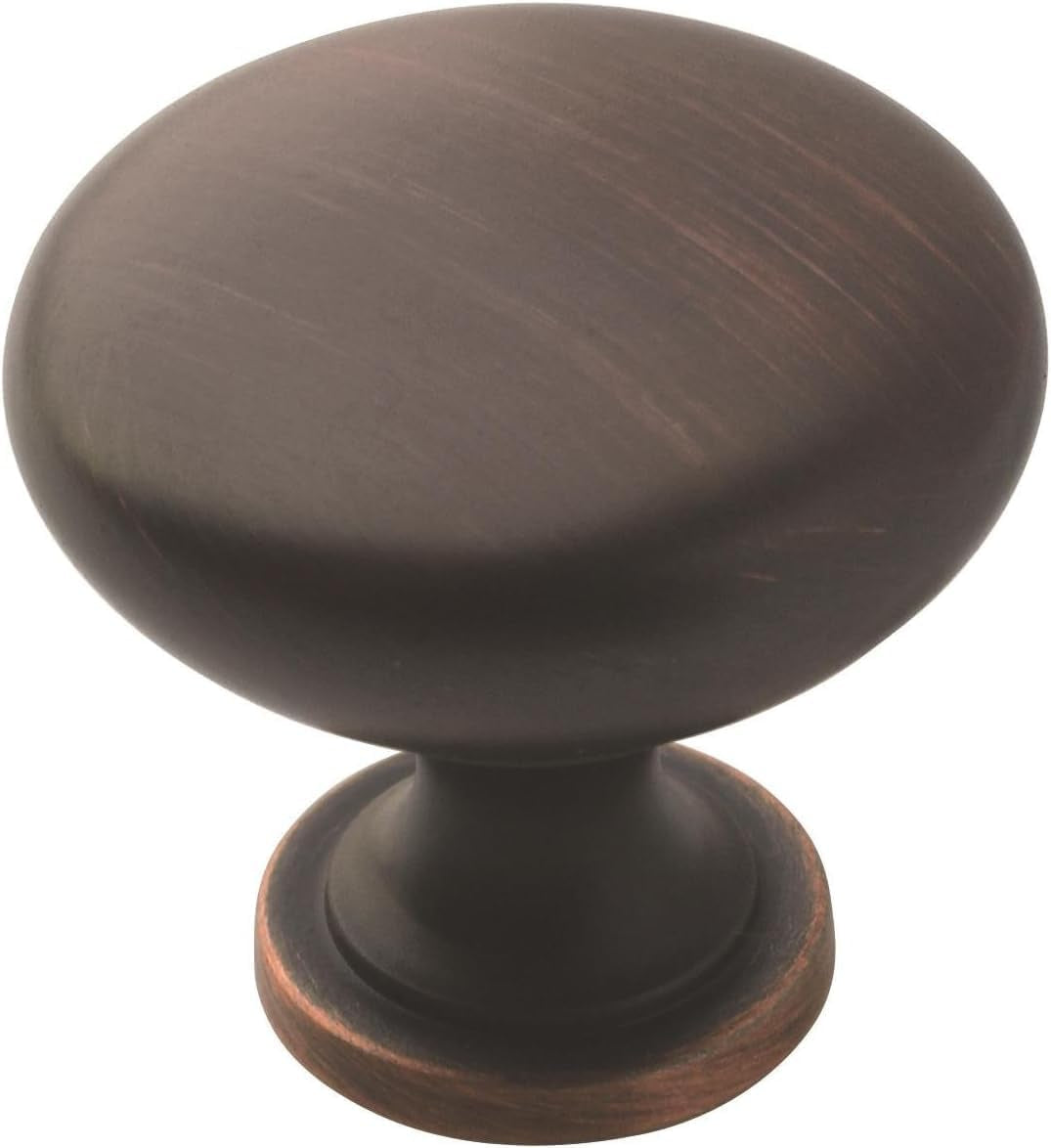 | Cabinet Knob | Oil Rubbed Bronze | 1-1/4 Inch (32 Mm) Diameter | Edona | 1 Pack | Drawer Knob | Cabinet Hardware