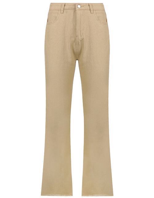 Load image into Gallery viewer, Spice Girl Style High Waist Slim Jeans Bell Bottoms
