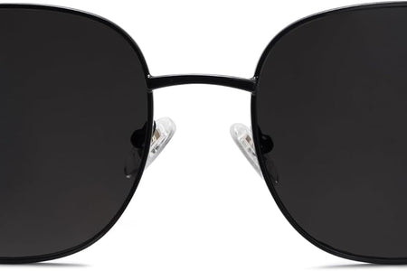 Classic Trendy Square Sunglasses for Women Men Cute Big Frame Gold Shades SJ1137