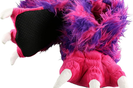Animal Paw Slippers for Kids and Adults, Fun Costume for Kids, Cozy Furry Slippers