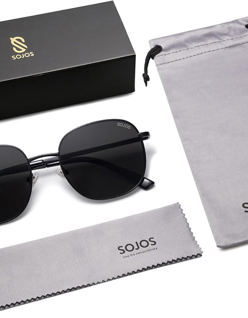 Load image into Gallery viewer, Classic Trendy Square Sunglasses for Women Men Cute Big Frame Gold Shades SJ1137
