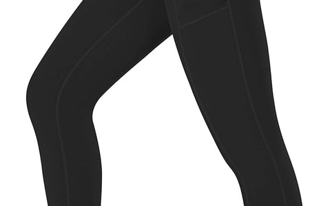 High Waist Yoga Pants, Pocket Yoga Pants Tummy Control Workout Running 4 Way Stretch Yoga Leggings
